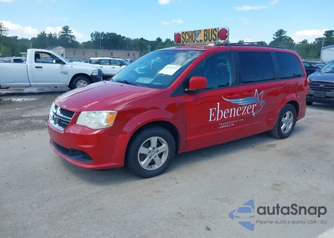 2012 Dodge Grand Caravan Sxt из США, поврежденный, VIN 2C4RDGCGXCR210970